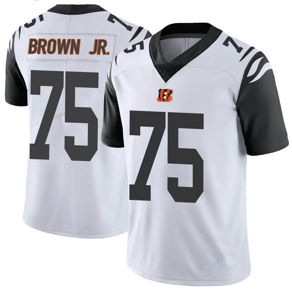 Youth Cincinnati Bengals Orlando Brown Jr. Nike Color Rush Vapor Untouchable Limited White Jersey