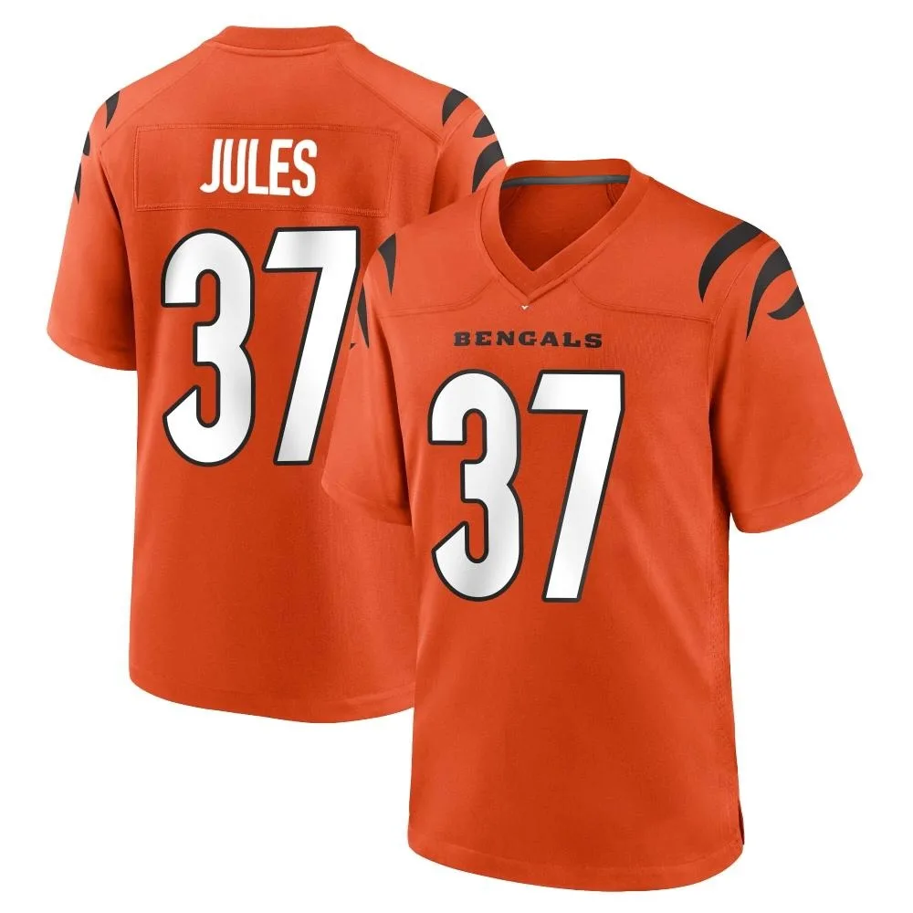 Men's Cincinnati Bengals Pj Jules Nike Game Orange Jersey Men's Cincinnati Bengals Pj Jules Nike Game Orange Jersey