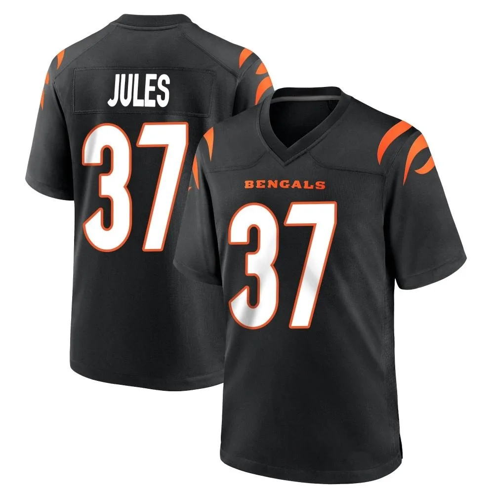 Youth Cincinnati Bengals Pj Jules Nike Team Color Game Black Jersey Youth Cincinnati Bengals Pj Jules Nike Team Color Game Black Jersey