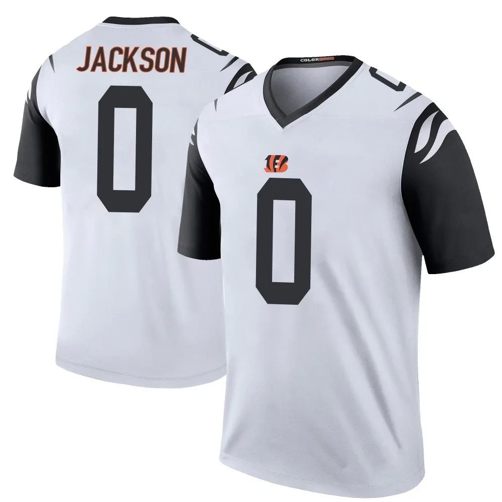 Men's Cincinnati Bengals Raymond Jackson Nike Color Rush Legend White Jersey Men's Cincinnati Bengals Raymond Jackson Nike Color Rush Legend White Jersey