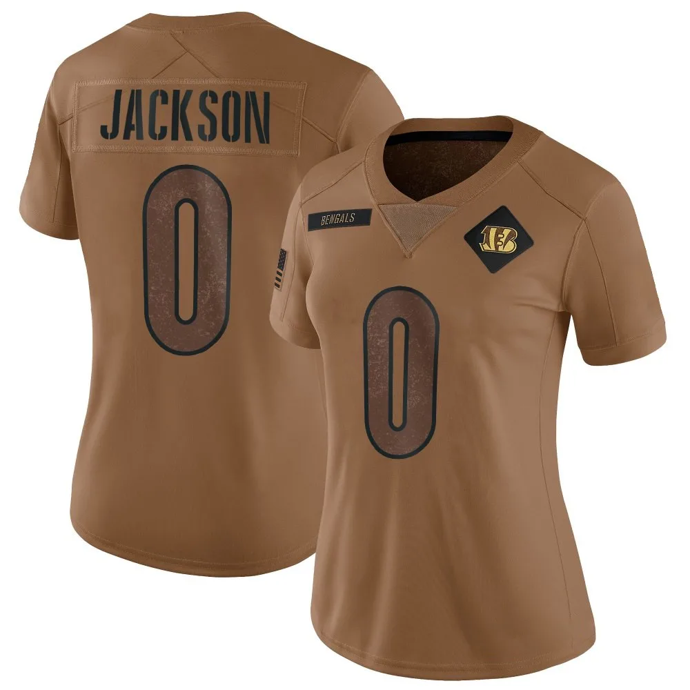 Women's Cincinnati Bengals Raymond Jackson Nike 2023 Salute To Service Limited Brown Jersey Women's Cincinnati Bengals Raymond Jackson Nike 2023 Salute To Service Limited Brown Jersey
