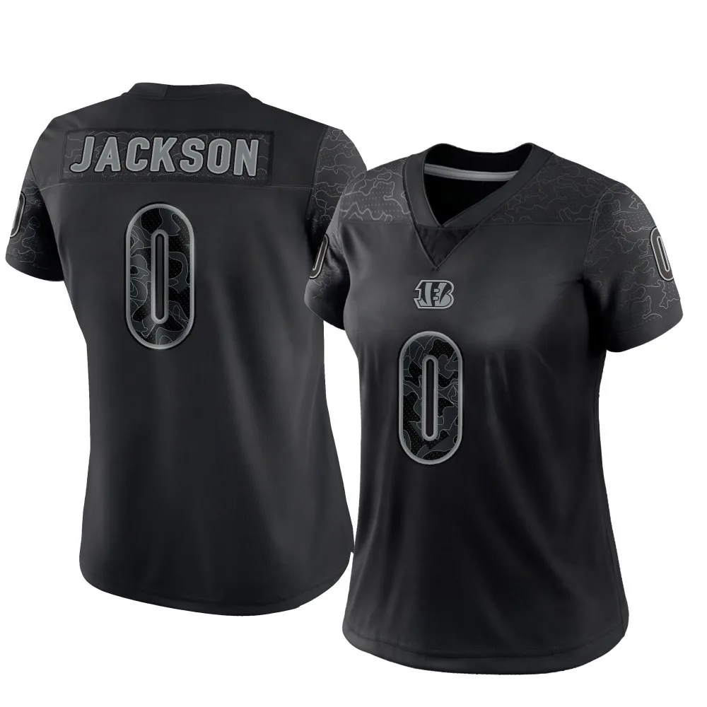 Women's Cincinnati Bengals Raymond Jackson Nike Reflective Limited Black Jersey Women's Cincinnati Bengals Raymond Jackson Nike Reflective Limited Black Jersey