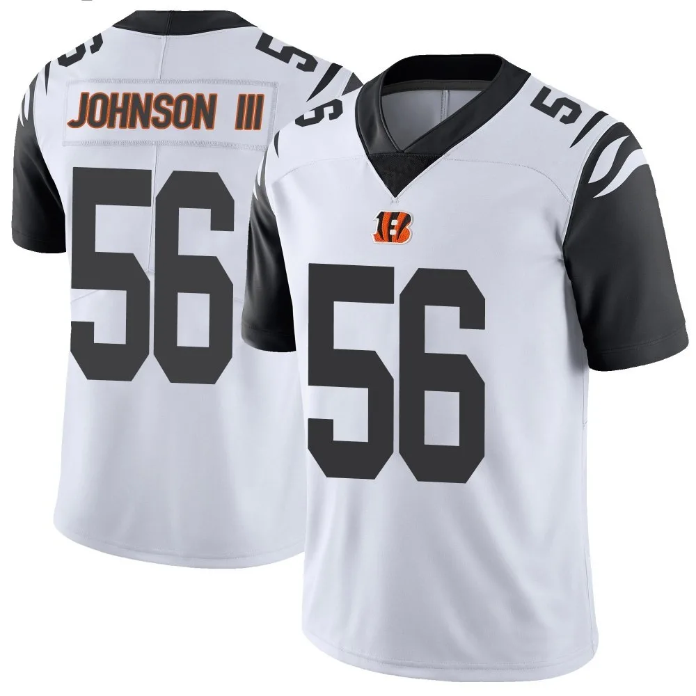 Men's Cincinnati Bengals Raymond Johnson Iii Nike Color Rush Vapor Untouchable Limited White Jersey Men's Cincinnati Bengals Raymond Johnson Iii Nike Color Rush Vapor Untouchable Limited White Jersey