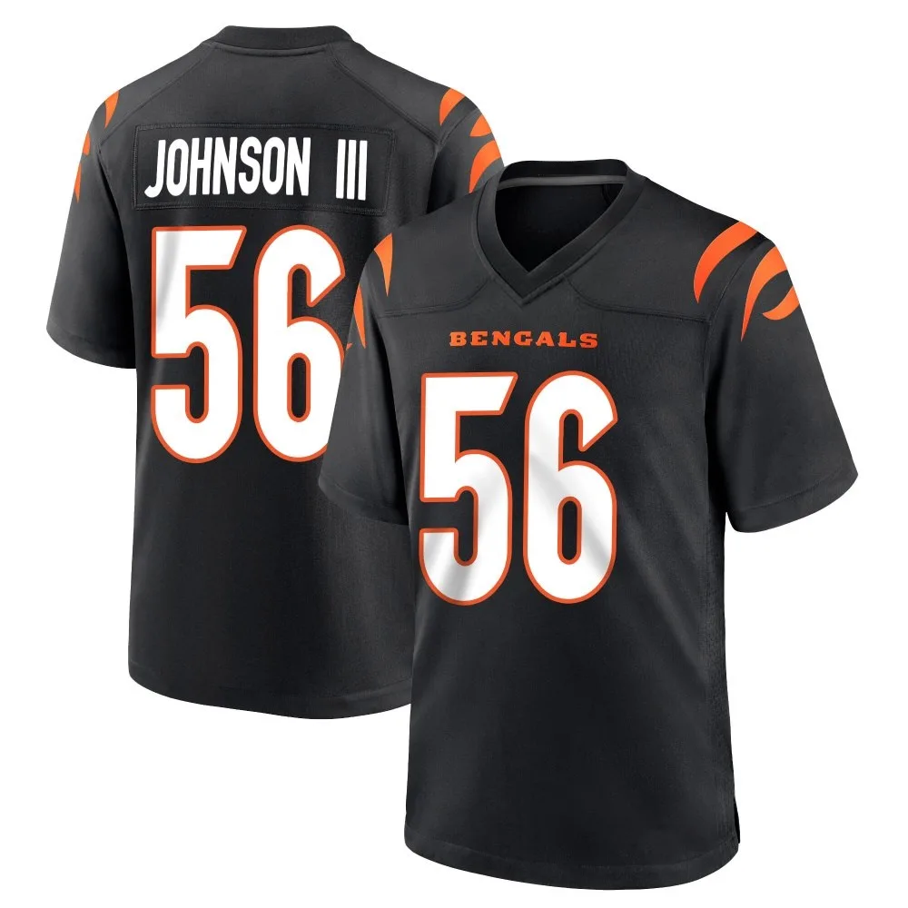 Youth Cincinnati Bengals Raymond Johnson Iii Nike Team Color Game Black Jersey Youth Cincinnati Bengals Raymond Johnson Iii Nike Team Color Game Black Jersey