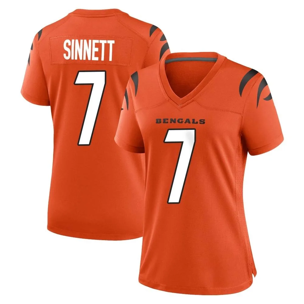 Women's Cincinnati Bengals Reid Sinnett Nike Game Orange Jersey Women's Cincinnati Bengals Reid Sinnett Nike Game Orange Jersey