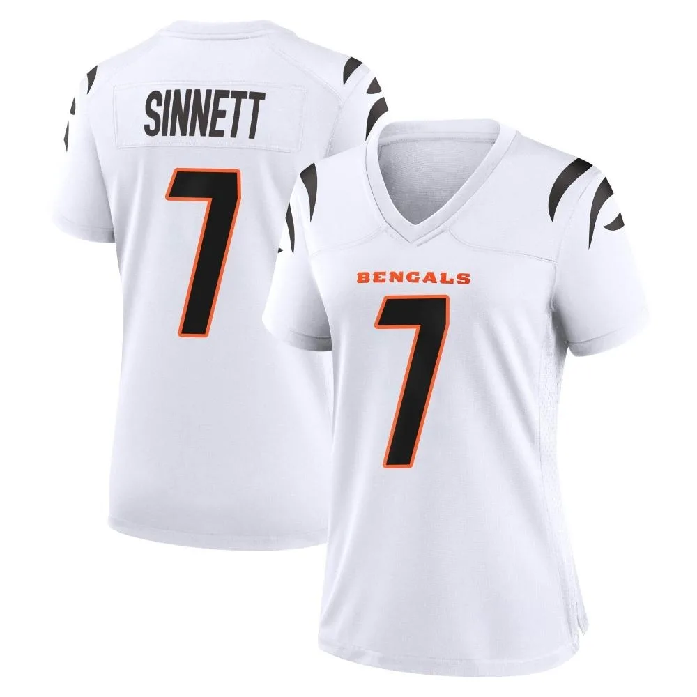 Women's Cincinnati Bengals Reid Sinnett Nike Game White Jersey Women's Cincinnati Bengals Reid Sinnett Nike Game White Jersey