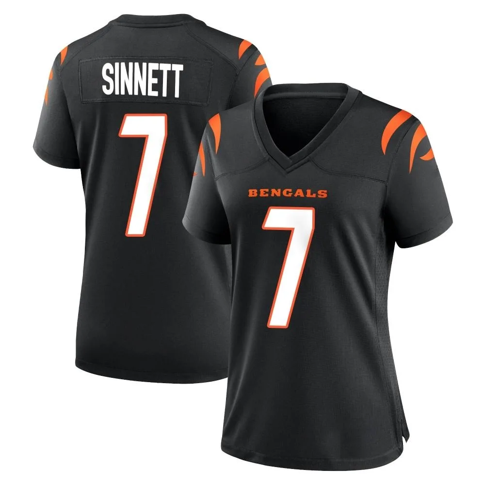 Women's Cincinnati Bengals Reid Sinnett Nike Team Color Game Black Jersey Women's Cincinnati Bengals Reid Sinnett Nike Team Color Game Black Jersey