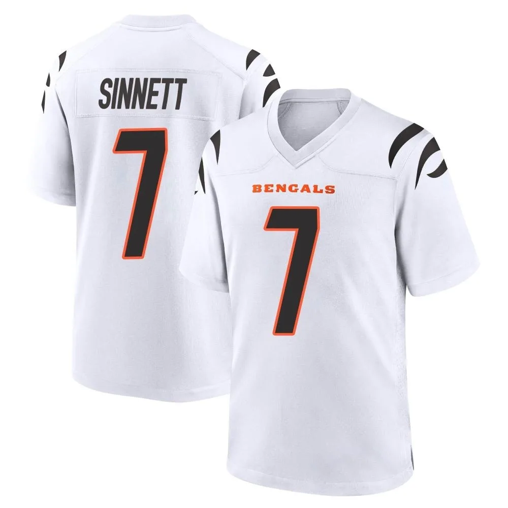 Youth Cincinnati Bengals Reid Sinnett Nike Game White Jersey Youth Cincinnati Bengals Reid Sinnett Nike Game White Jersey