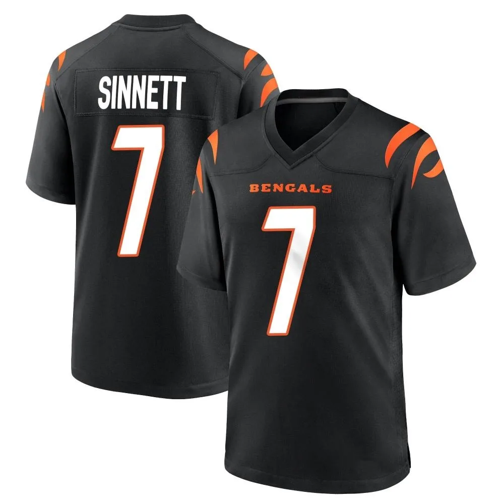 Youth Cincinnati Bengals Reid Sinnett Nike Team Color Game Black Jersey Youth Cincinnati Bengals Reid Sinnett Nike Team Color Game Black Jersey