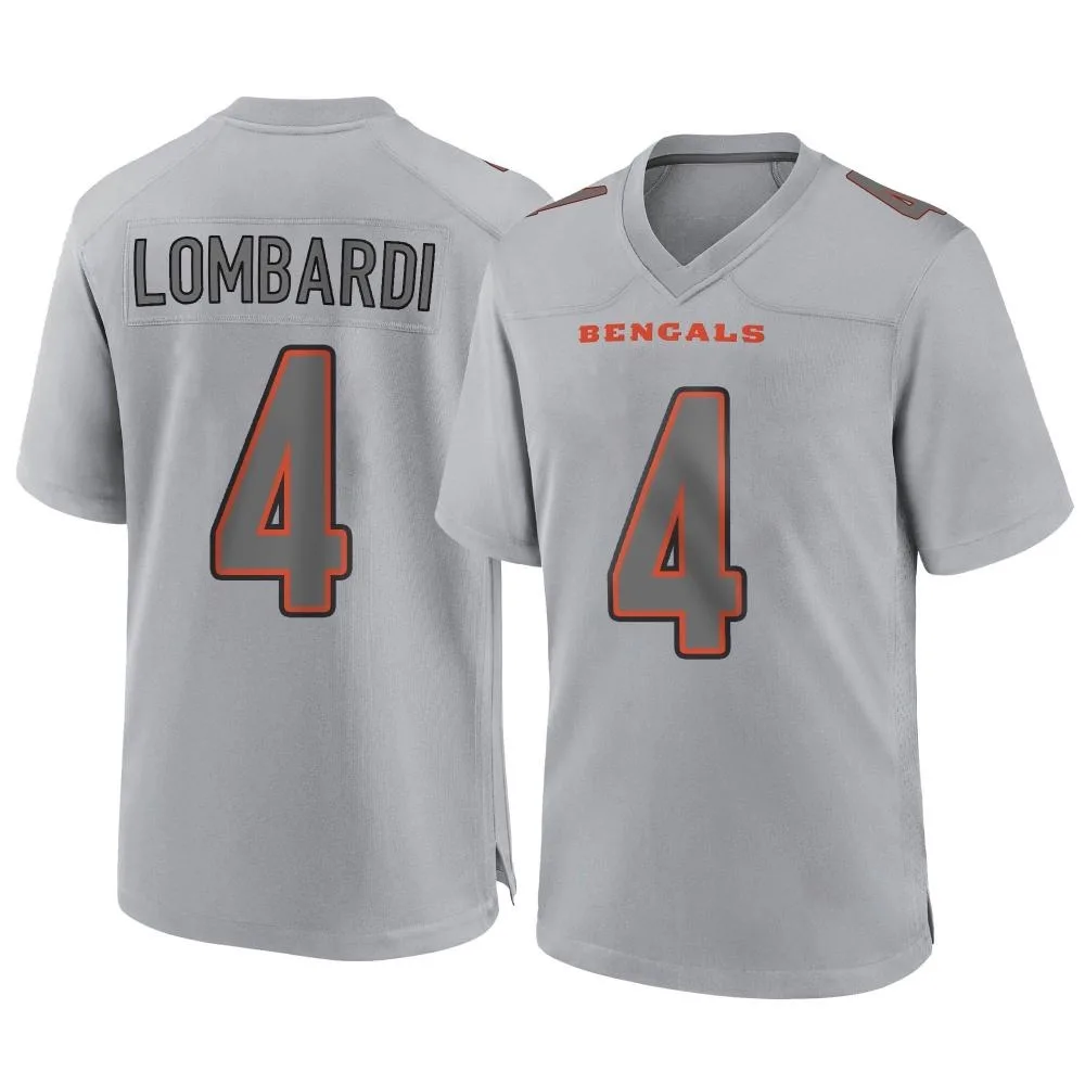 Men's Cincinnati Bengals Rocky Lombardi Nike Atmosphere Fashion Game Gray Jersey Men's Cincinnati Bengals Rocky Lombardi Nike Atmosphere Fashion Game Gray Jersey