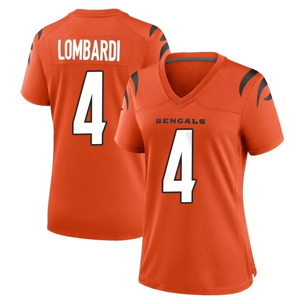 Women's Cincinnati Bengals Rocky Lombardi Nike Game Orange Jersey Women's Cincinnati Bengals Rocky Lombardi Nike Game Orange Jersey