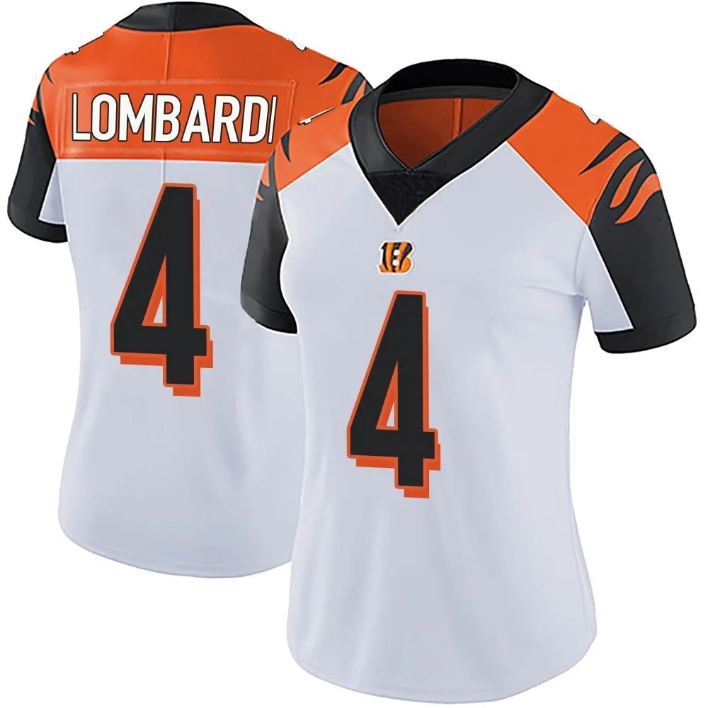 Women's Cincinnati Bengals Rocky Lombardi Nike Vapor Untouchable Limited White Jersey Women's Cincinnati Bengals Rocky Lombardi Nike Vapor Untouchable Limited White Jersey
