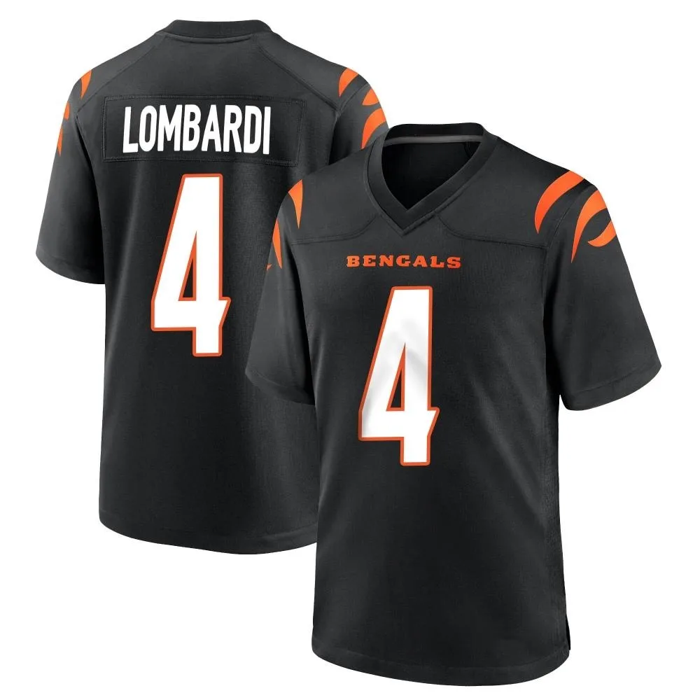Youth Cincinnati Bengals Rocky Lombardi Nike Team Color Game Black Jersey Youth Cincinnati Bengals Rocky Lombardi Nike Team Color Game Black Jersey