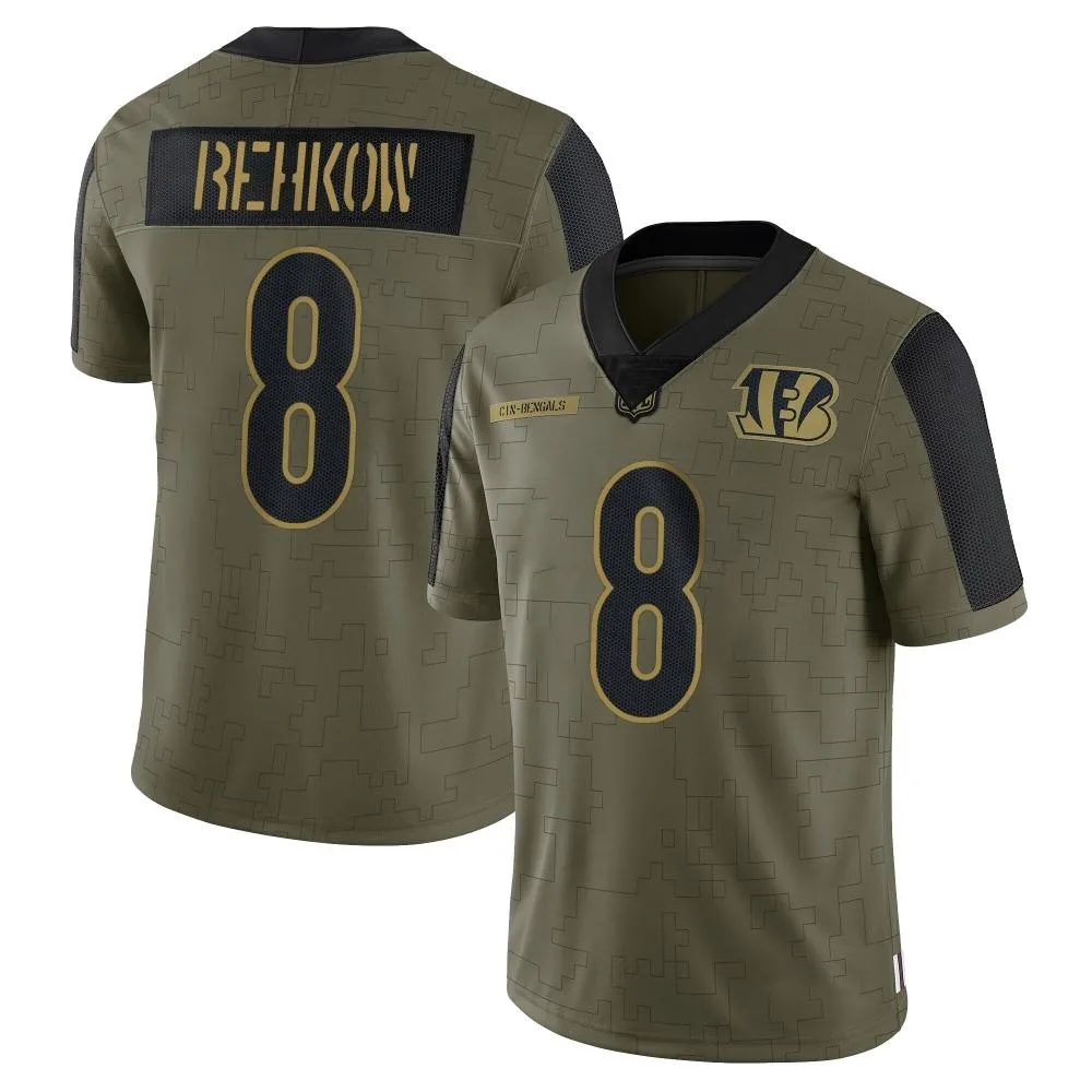Men's Cincinnati Bengals Ryan Rehkow Nike 2021 Salute To Service Limited Olive Jersey Men's Cincinnati Bengals Ryan Rehkow Nike 2021 Salute To Service Limited Olive Jersey