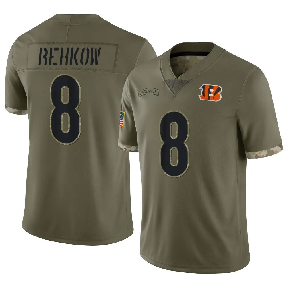 Men's Cincinnati Bengals Ryan Rehkow Nike 2022 Salute To Service Limited Olive Jersey Men's Cincinnati Bengals Ryan Rehkow Nike 2022 Salute To Service Limited Olive Jersey