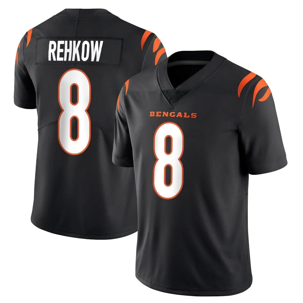 Men's Cincinnati Bengals Ryan Rehkow Nike Team Color Vapor Untouchable Limited Black Jersey Men's Cincinnati Bengals Ryan Rehkow Nike Team Color Vapor Untouchable Limited Black Jersey