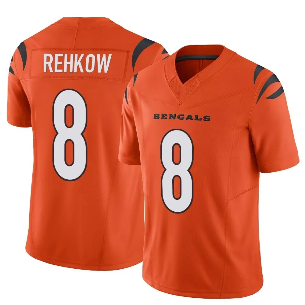Men's Cincinnati Bengals Ryan Rehkow Nike Vapor F.U.S.E. Limited Orange Jersey Men's Cincinnati Bengals Ryan Rehkow Nike Vapor F.U.S.E. Limited Orange Jersey