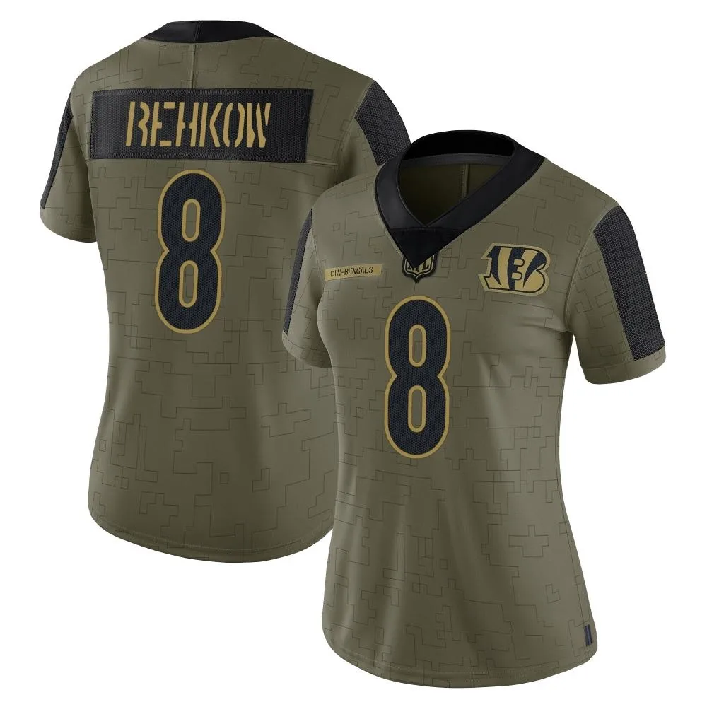 Women's Cincinnati Bengals Ryan Rehkow Nike 2021 Salute To Service Limited Olive Jersey Women's Cincinnati Bengals Ryan Rehkow Nike 2021 Salute To Service Limited Olive Jersey