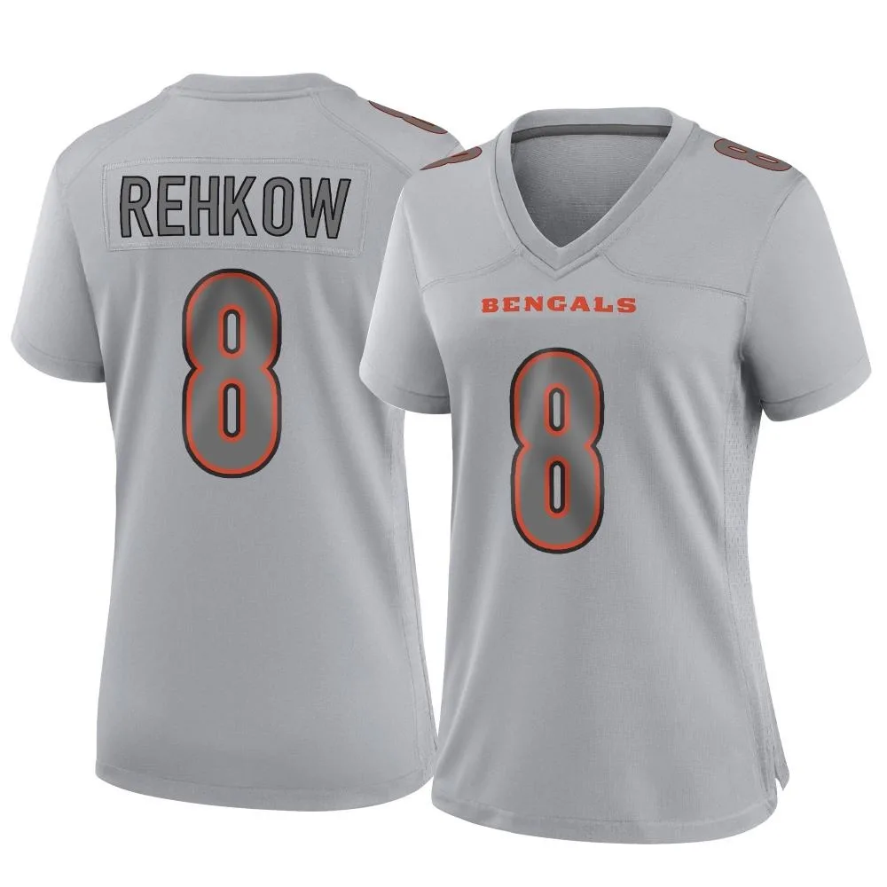 Women's Cincinnati Bengals Ryan Rehkow Nike Atmosphere Fashion Game Gray Jersey Women's Cincinnati Bengals Ryan Rehkow Nike Atmosphere Fashion Game Gray Jersey