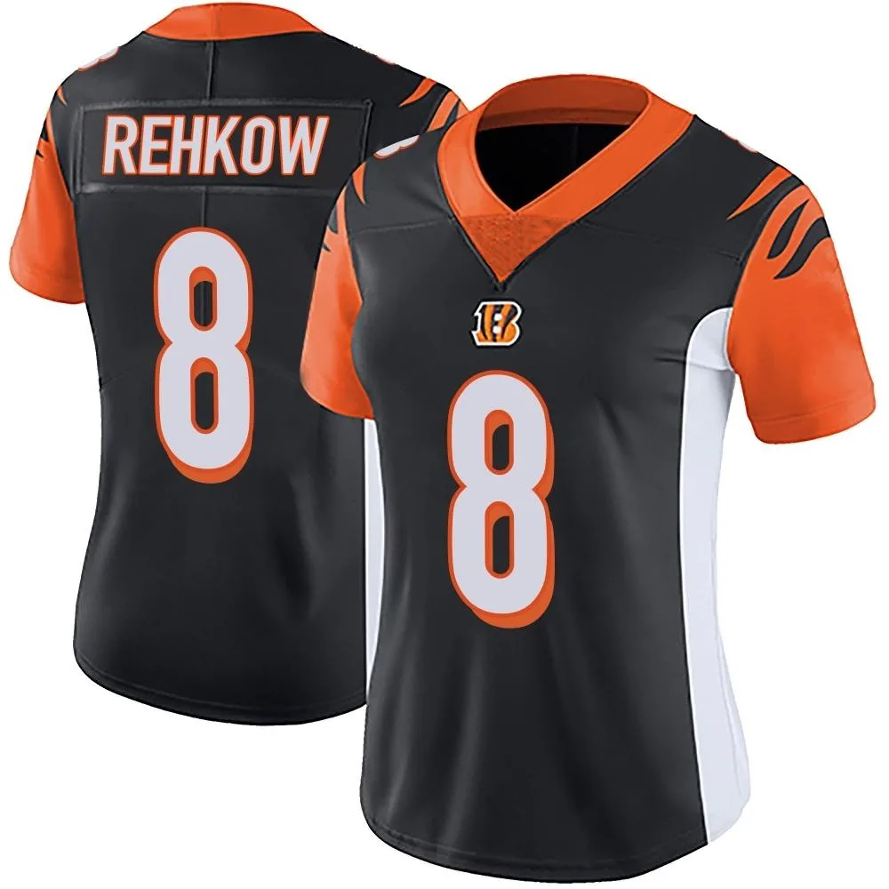 Women's Cincinnati Bengals Ryan Rehkow Nike Team Color Vapor Untouchable Limited Black Jersey Women's Cincinnati Bengals Ryan Rehkow Nike Team Color Vapor Untouchable Limited Black Jersey