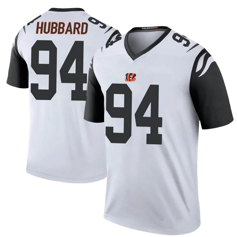 Men's Cincinnati Bengals Sam Hubbard Nike Color Rush Legend White Jersey Men's Cincinnati Bengals Sam Hubbard Nike Color Rush Legend White Jersey
