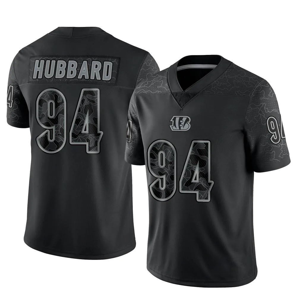 Men's Cincinnati Bengals Sam Hubbard Nike Reflective Limited Black Jersey Men's Cincinnati Bengals Sam Hubbard Nike Reflective Limited Black Jersey