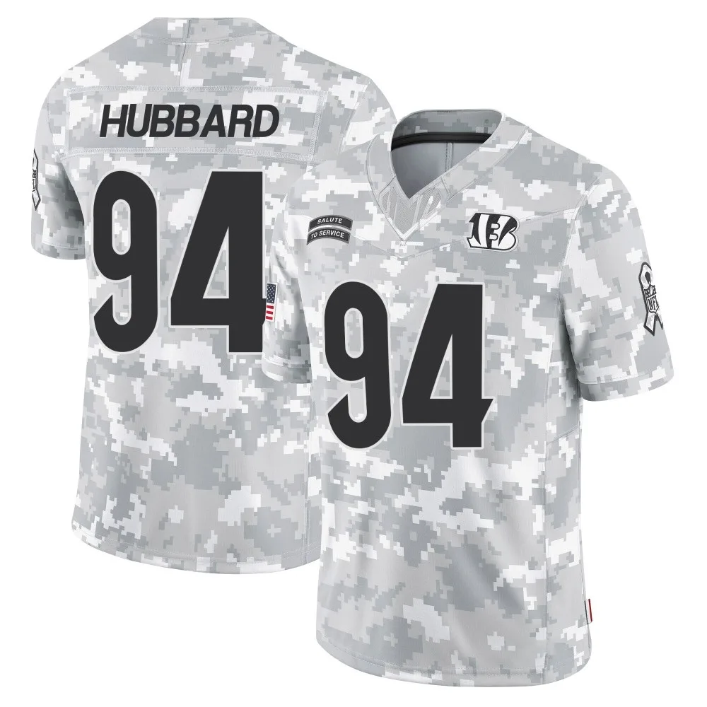 Youth Cincinnati Bengals Sam Hubbard Nike 2024 Salute to Service Limited Arctic Camo Jersey Youth Cincinnati Bengals Sam Hubbard Nike 2024 Salute to Service Limited Arctic Camo Jersey