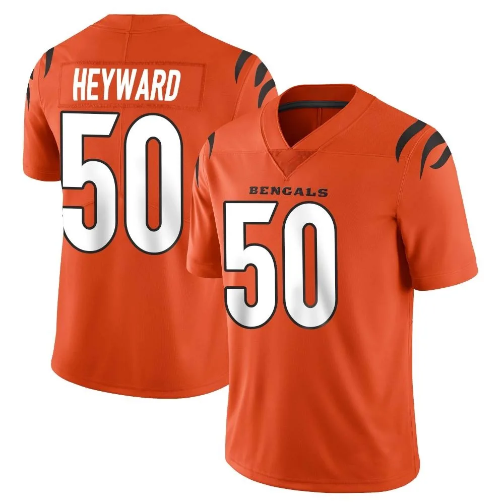 Youth Cincinnati Bengals Shaka Heyward Nike Vapor Untouchable Limited Orange Jersey Youth Cincinnati Bengals Shaka Heyward Nike Vapor Untouchable Limited Orange Jersey