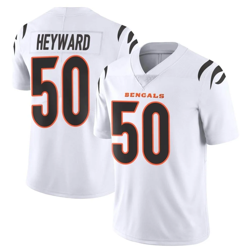 Youth Cincinnati Bengals Shaka Heyward Nike Vapor Untouchable Limited White Jersey Youth Cincinnati Bengals Shaka Heyward Nike Vapor Untouchable Limited White Jersey