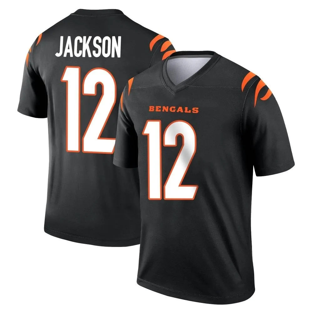 Men's Cincinnati Bengals Shedrick Jackson Nike Legend Black Jersey Men's Cincinnati Bengals Shedrick Jackson Nike Legend Black Jersey