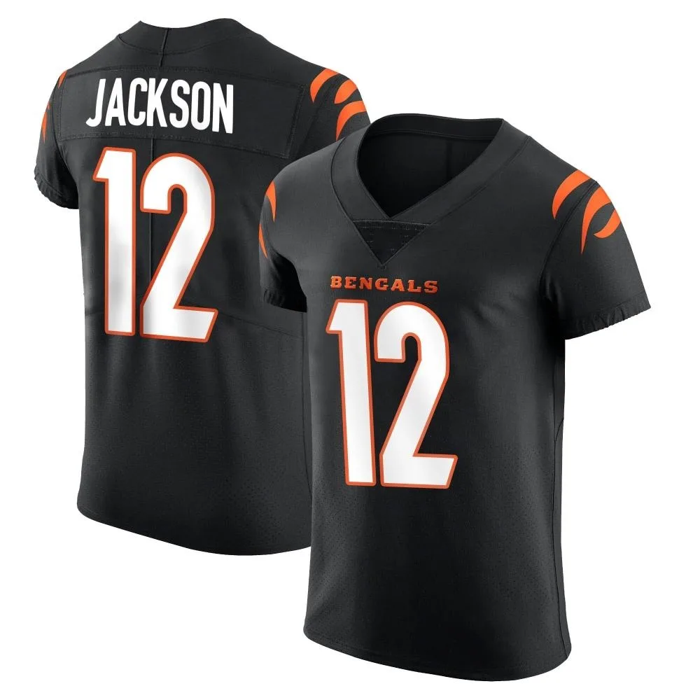 Men's Cincinnati Bengals Shedrick Jackson Nike Team Color Vapor Untouchable Elite Black Jersey Men's Cincinnati Bengals Shedrick Jackson Nike Team Color Vapor Untouchable Elite Black Jersey
