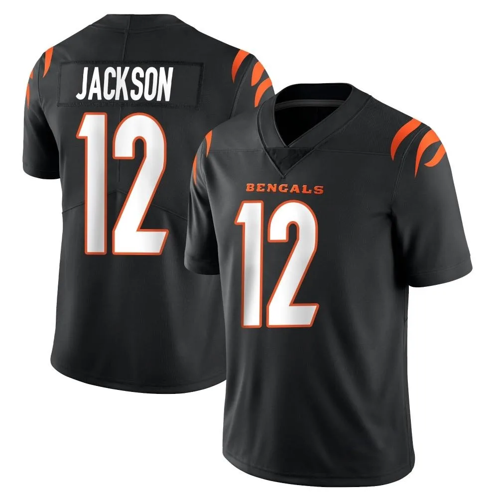 Men's Cincinnati Bengals Shedrick Jackson Nike Team Color Vapor Untouchable Limited Black Jersey Men's Cincinnati Bengals Shedrick Jackson Nike Team Color Vapor Untouchable Limited Black Jersey