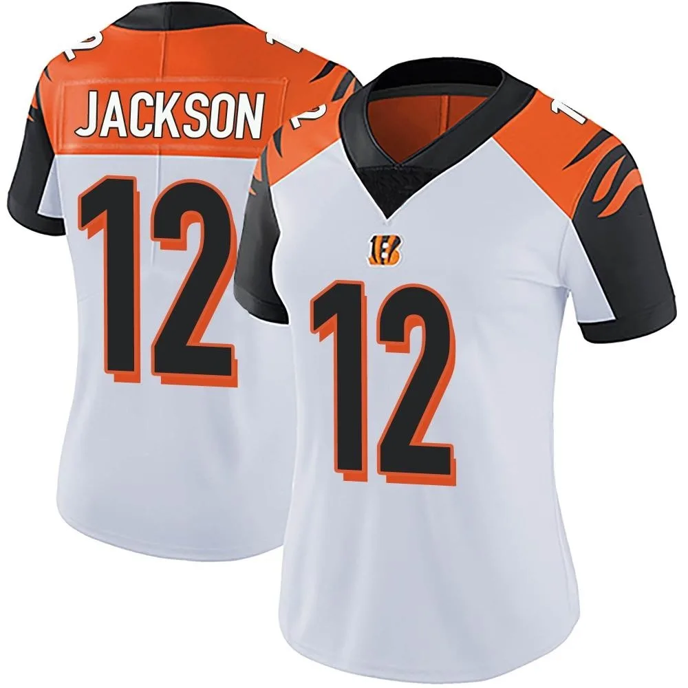 Women's Cincinnati Bengals Shedrick Jackson Nike Vapor Untouchable Limited White Jersey Women's Cincinnati Bengals Shedrick Jackson Nike Vapor Untouchable Limited White Jersey