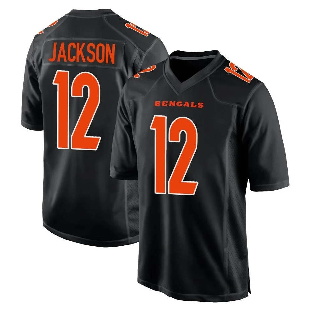 Youth Cincinnati Bengals Shedrick Jackson Nike Fashion Game Black Jersey Youth Cincinnati Bengals Shedrick Jackson Nike Fashion Game Black Jersey