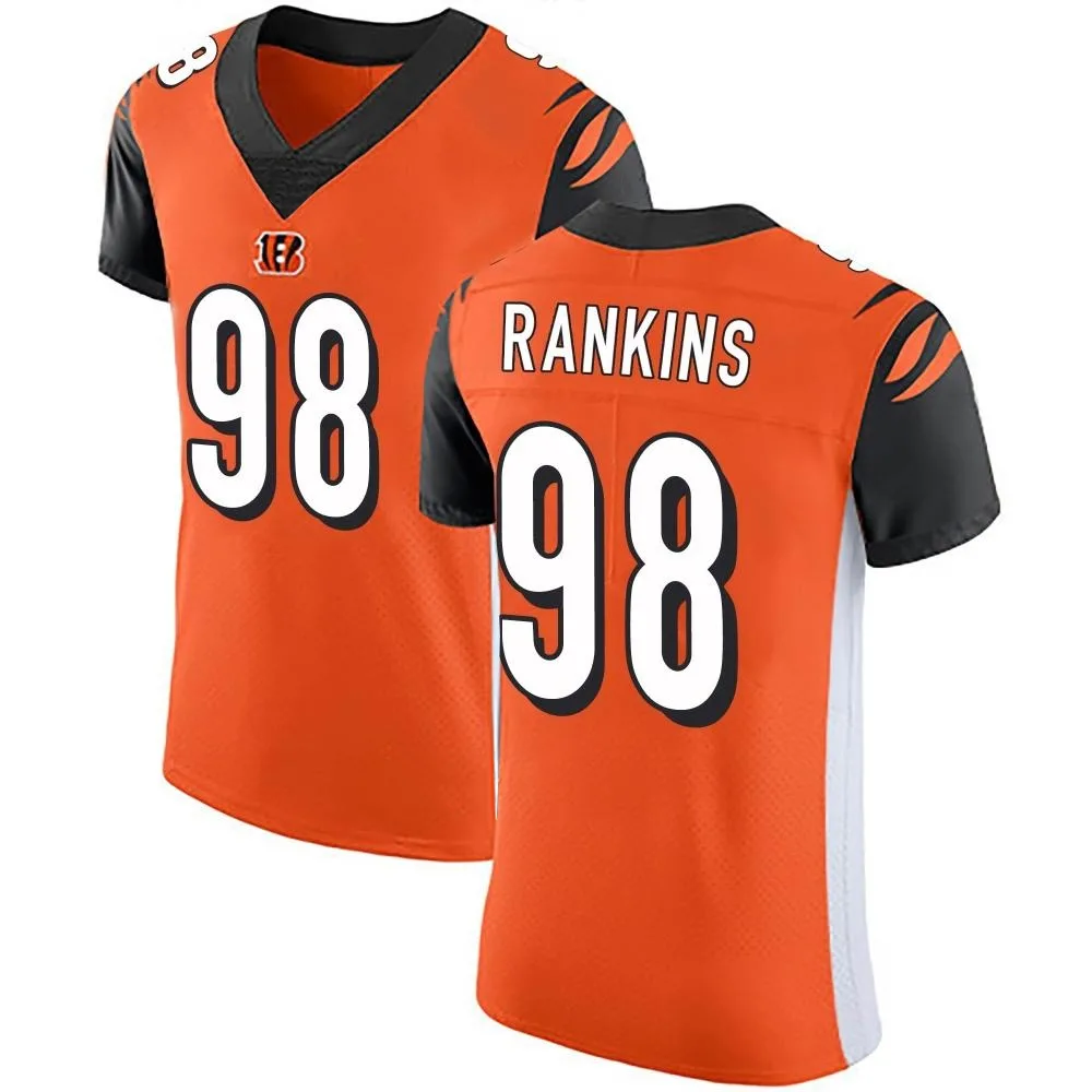 Men's Cincinnati Bengals Sheldon Rankins Nike Alternate Vapor Untouchable Elite Orange Jersey Men's Cincinnati Bengals Sheldon Rankins Nike Alternate Vapor Untouchable Elite Orange Jersey