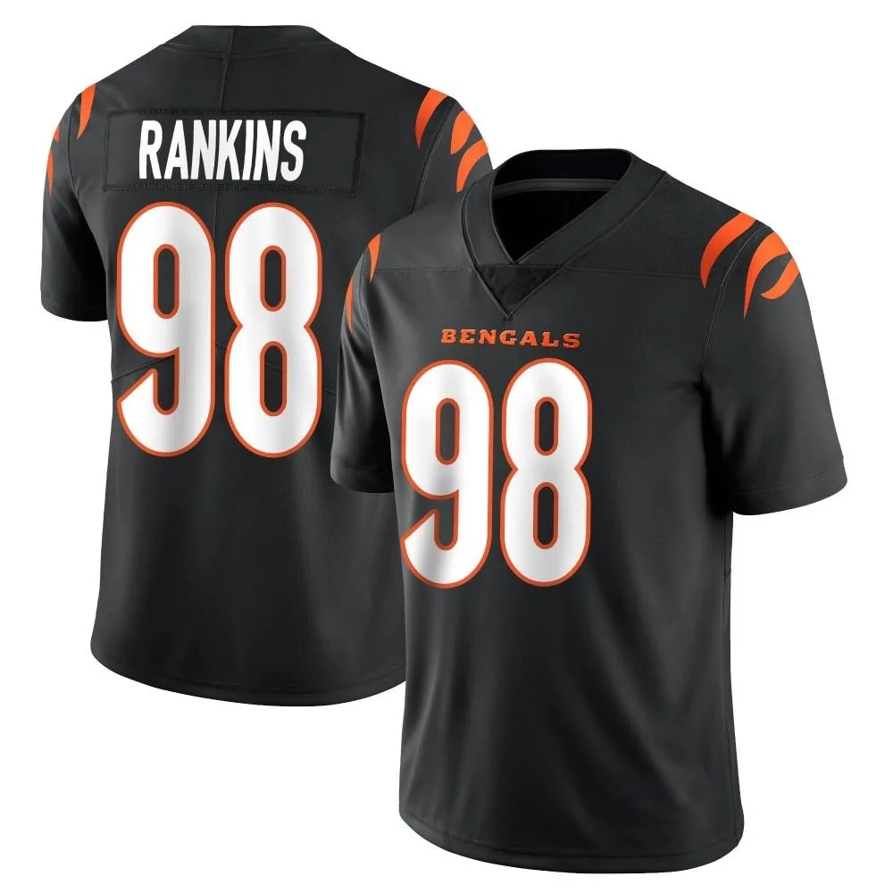 Men's Cincinnati Bengals Sheldon Rankins Nike Team Color Vapor Untouchable Limited Black Jersey Men's Cincinnati Bengals Sheldon Rankins Nike Team Color Vapor Untouchable Limited Black Jersey