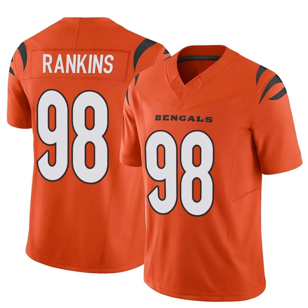 Men's Cincinnati Bengals Sheldon Rankins Nike Vapor F.U.S.E. Limited Orange Jersey Men's Cincinnati Bengals Sheldon Rankins Nike Vapor F.U.S.E. Limited Orange Jersey