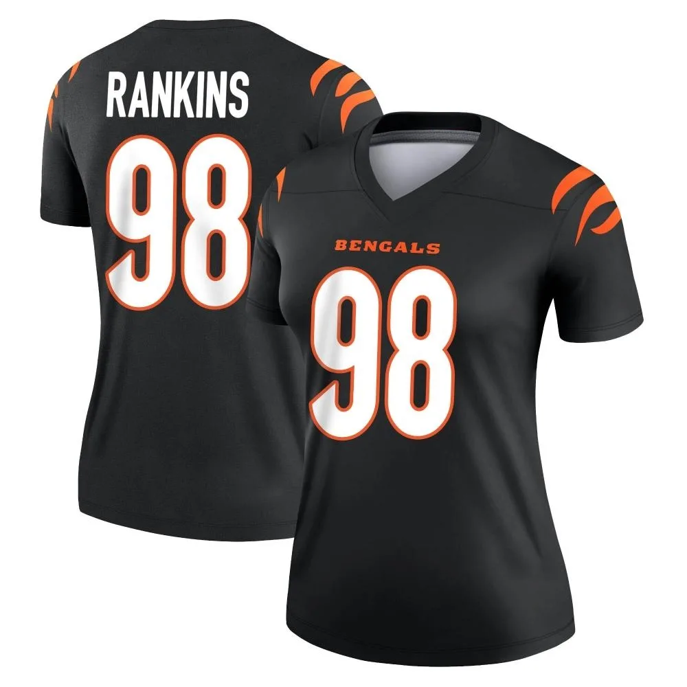 Women's Cincinnati Bengals Sheldon Rankins Nike Legend Black Jersey Women's Cincinnati Bengals Sheldon Rankins Nike Legend Black Jersey