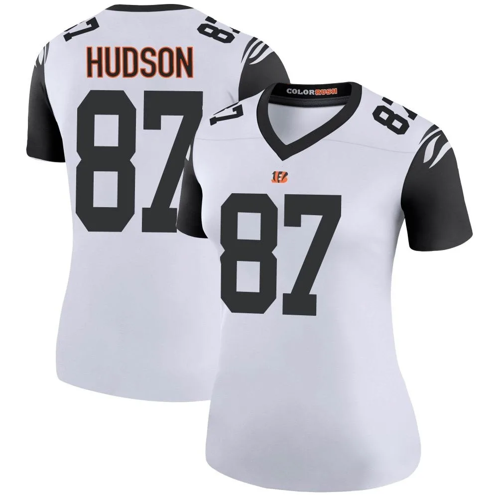 Women's Cincinnati Bengals Tanner Hudson Nike Color Rush Legend White Jersey Women's Cincinnati Bengals Tanner Hudson Nike Color Rush Legend White Jersey