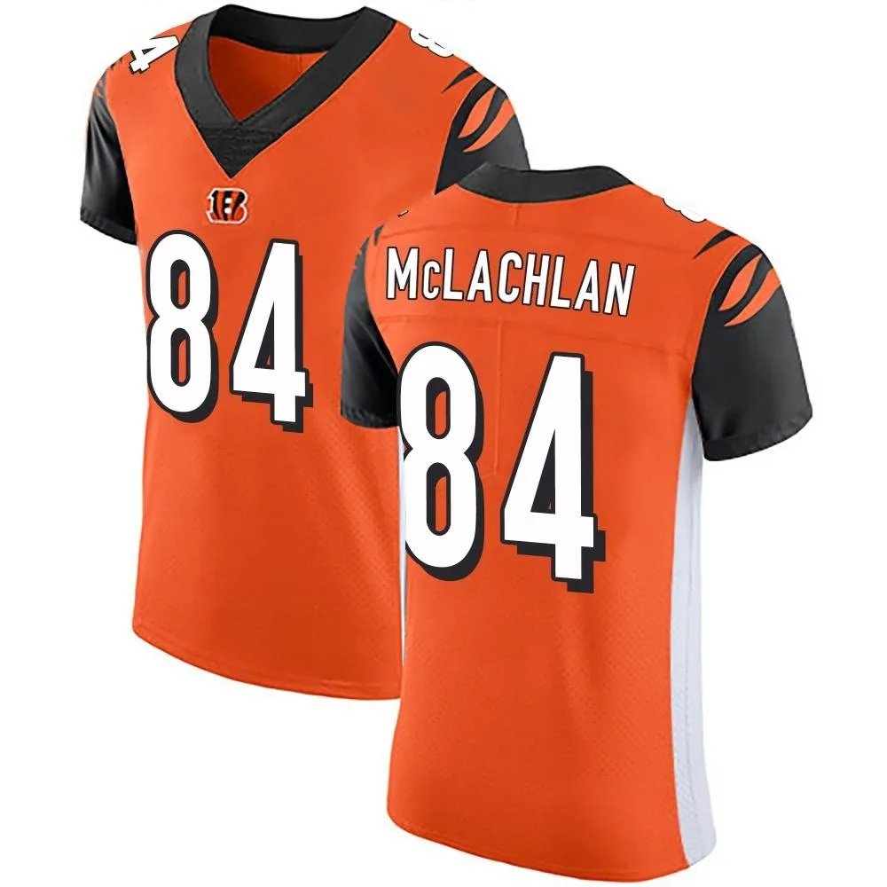 Men's Cincinnati Bengals Tanner Mclachlan Nike Alternate Vapor Untouchable Elite Orange Jersey Men's Cincinnati Bengals Tanner Mclachlan Nike Alternate Vapor Untouchable Elite Orange Jersey