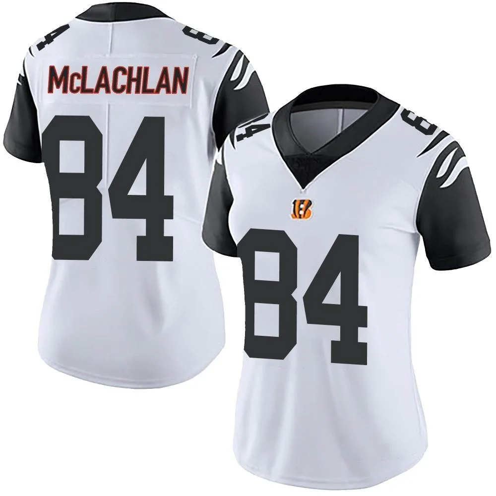 Women's Cincinnati Bengals Tanner Mclachlan Nike Color Rush Vapor Untouchable Limited White Jersey Women's Cincinnati Bengals Tanner Mclachlan Nike Color Rush Vapor Untouchable Limited White Jersey