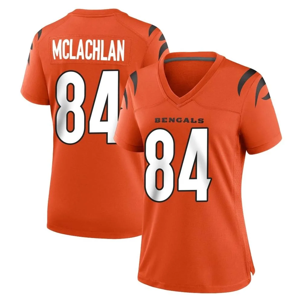 Women's Cincinnati Bengals Tanner Mclachlan Nike Game Orange Jersey Women's Cincinnati Bengals Tanner Mclachlan Nike Game Orange Jersey