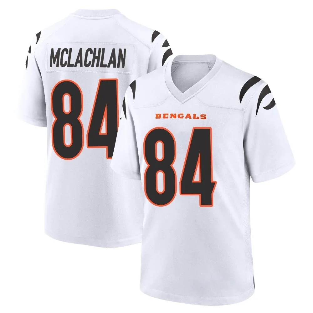 Youth Cincinnati Bengals Tanner Mclachlan Nike Game White Jersey Youth Cincinnati Bengals Tanner Mclachlan Nike Game White Jersey
