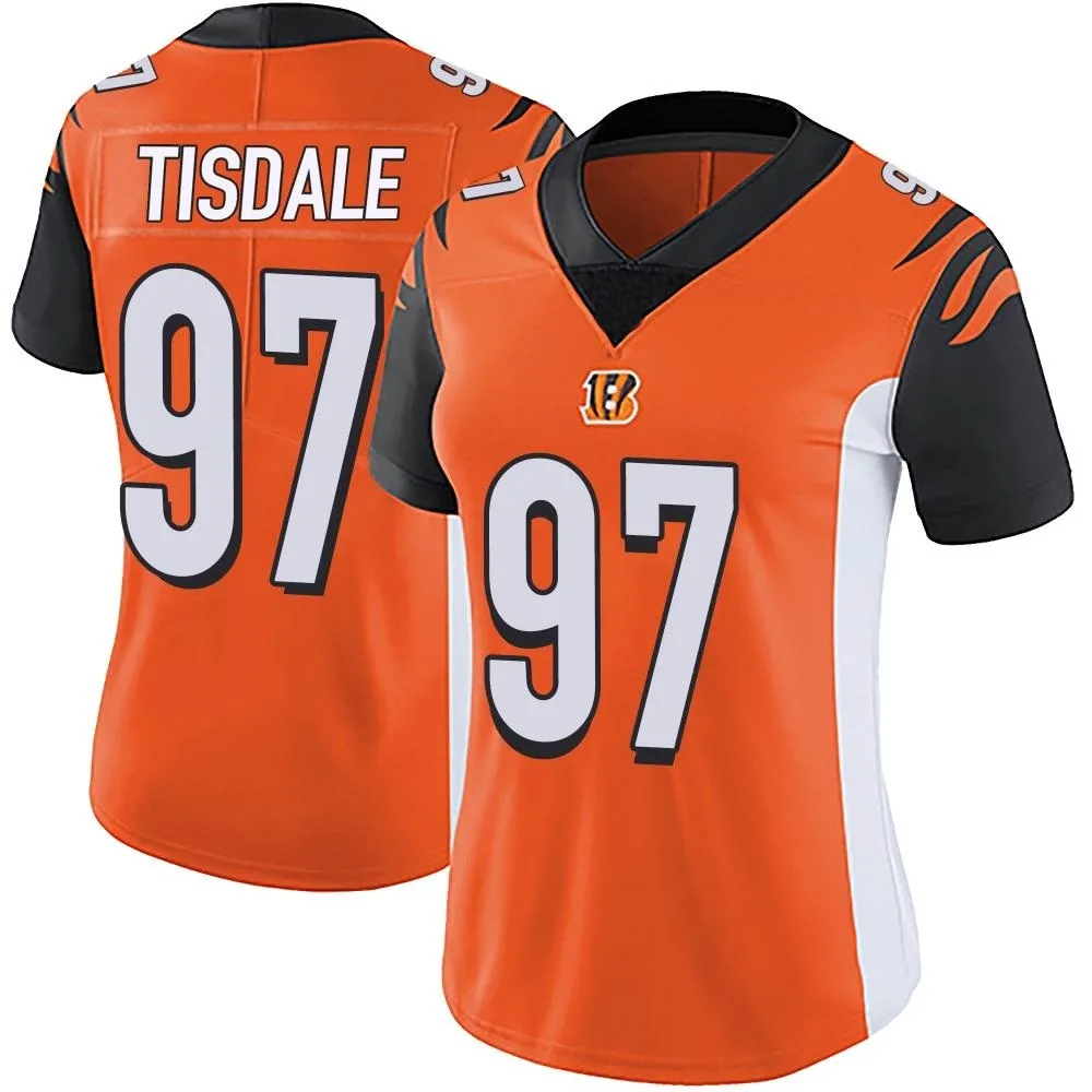 Women's Cincinnati Bengals Tariqious Tisdale Nike Vapor Untouchable Limited Orange Jersey Women's Cincinnati Bengals Tariqious Tisdale Nike Vapor Untouchable Limited Orange Jersey