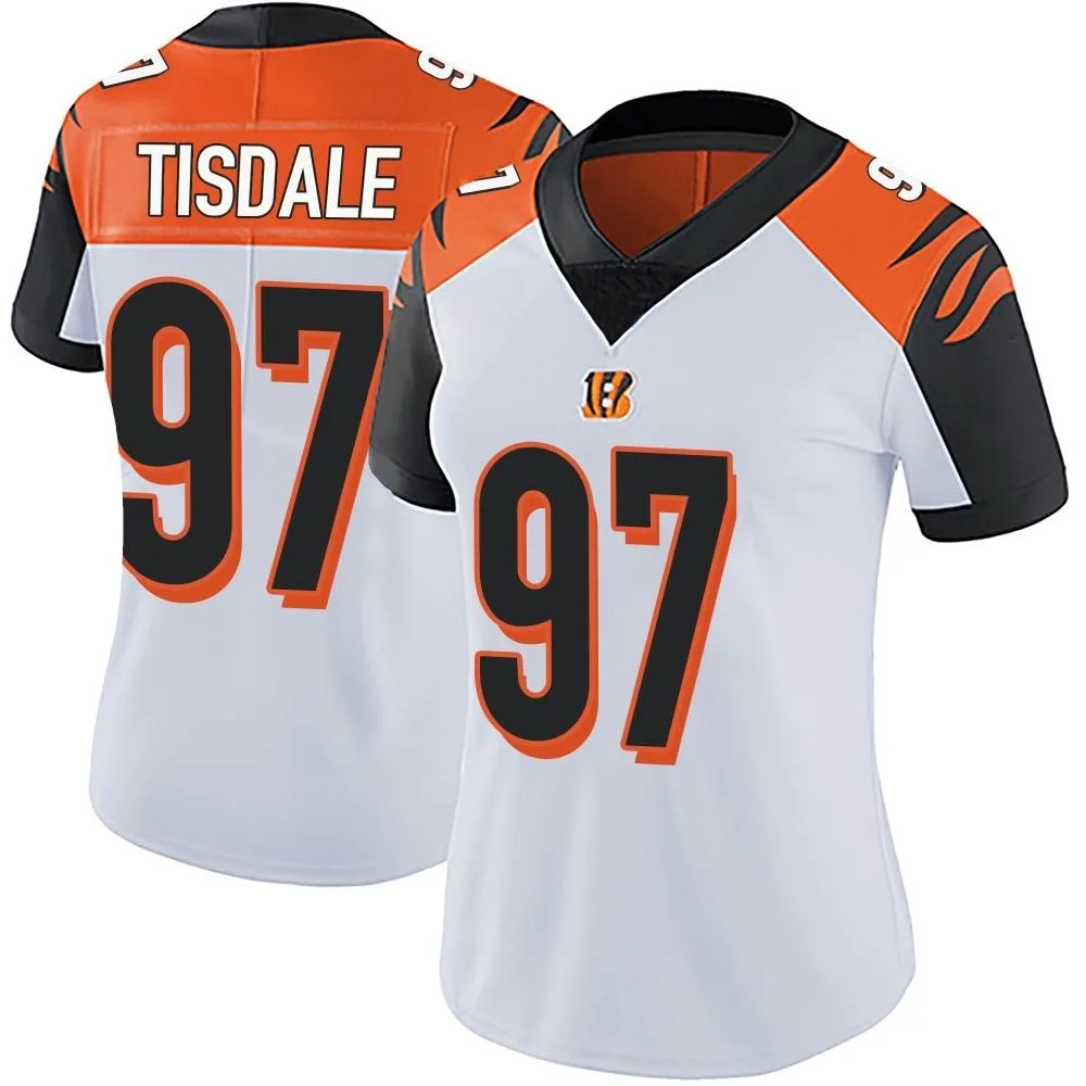 Women's Cincinnati Bengals Tariqious Tisdale Nike Vapor Untouchable Limited White Jersey Women's Cincinnati Bengals Tariqious Tisdale Nike Vapor Untouchable Limited White Jersey