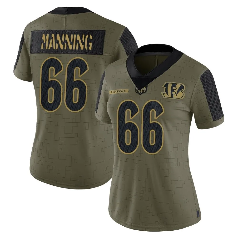 Women's Cincinnati Bengals Tashawn Manning Nike 2021 Salute To Service Limited Olive Jersey Women's Cincinnati Bengals Tashawn Manning Nike 2021 Salute To Service Limited Olive Jersey