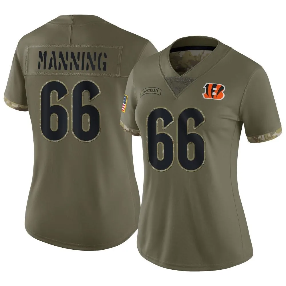 Women's Cincinnati Bengals Tashawn Manning Nike 2022 Salute To Service Limited Olive Jersey Women's Cincinnati Bengals Tashawn Manning Nike 2022 Salute To Service Limited Olive Jersey