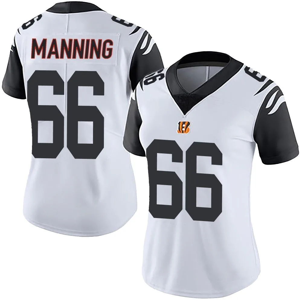 Women's Cincinnati Bengals Tashawn Manning Nike Color Rush Vapor Untouchable Limited White Jersey Women's Cincinnati Bengals Tashawn Manning Nike Color Rush Vapor Untouchable Limited White Jersey
