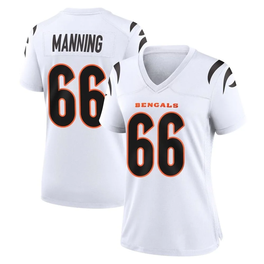 Women's Cincinnati Bengals Tashawn Manning Nike Game White Jersey Women's Cincinnati Bengals Tashawn Manning Nike Game White Jersey