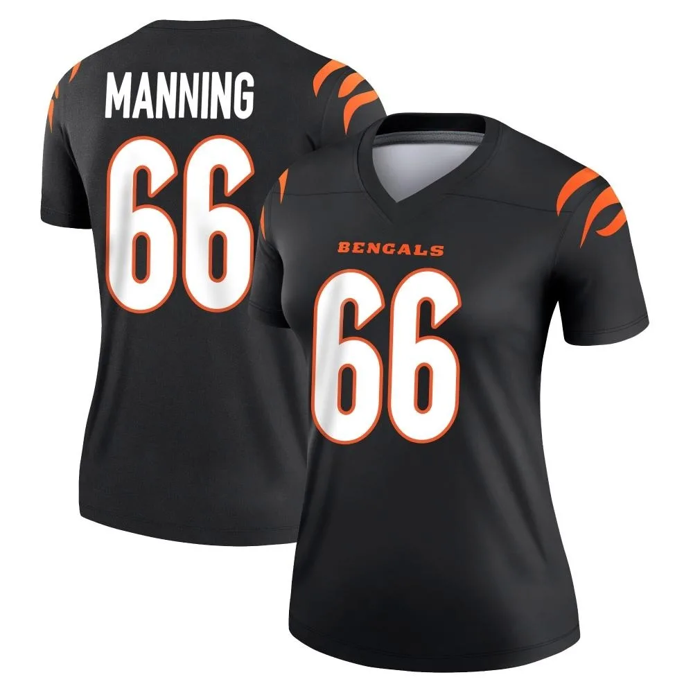 Women's Cincinnati Bengals Tashawn Manning Nike Legend Black Jersey Women's Cincinnati Bengals Tashawn Manning Nike Legend Black Jersey